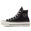 Chuck Taylor All Star Lift Crafted Stitching Platform « Black White »