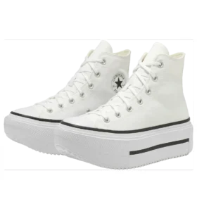 Chuck Taylor All Star Lift Double Stack Hi « Blanc Noir »