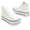 Chuck Taylor All Star Lift Double Stack Hi « Blanc Noir »