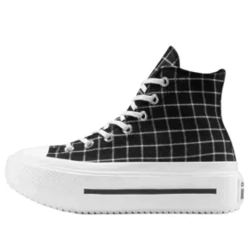Chuck Taylor All Star Lift Double Stack Platform High « Plaid »