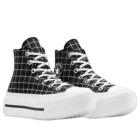 Chuck Taylor All Star Lift Double Stack Platform High « Plaid »