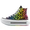 Chuck Taylor All Star Lift Double Stack Platform Pride High « Chaos Fuchsia Orange Rind »