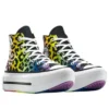 Chuck Taylor All Star Lift Double Stack Platform Pride High « Chaos Fuchsia Orange Rind »