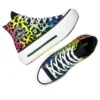 Chuck Taylor All Star Lift Double Stack Platform Pride High « Chaos Fuchsia Orange Rind »