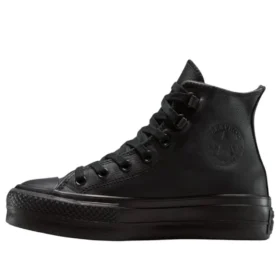 Chuck Taylor All Star Lift Leather High Top « Black »