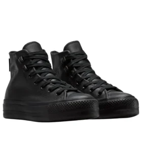Chuck Taylor All Star Lift Leather High Top « Black »