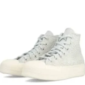 Chuck Taylor All Star Lift Platform Crochet « Gris Blanc »