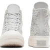 Chuck Taylor All Star Lift Platform Crochet « Gris Blanc »