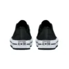 Chuck Taylor All Star Lift Platform Cuir irisé « Noir Blanc »