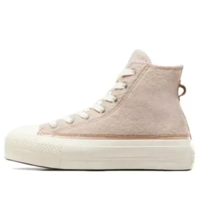 Chuck Taylor All Star Lift Platform Faux Mohair « Rose »