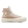 Chuck Taylor All Star Lift Platform Faux Mohair « Rose »