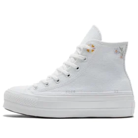 Chuck Taylor All Star Lift Platform High « Autumn Embroidery White »