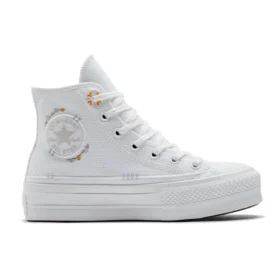 Chuck Taylor All Star Lift Platform High « Autumn Embroidery White »
