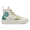 Chuck Taylor All Star Lift Platform High « Colorblock Overlay Algae Coast »