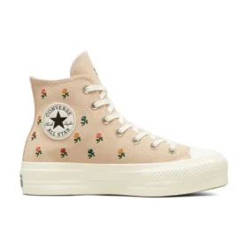 Chuck Taylor All Star Lift Platform High « Embroidered Roses »