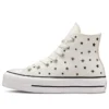 Chuck Taylor All Star Lift Platform High « Embroidered Stars – Egret »