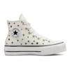 Chuck Taylor All Star Lift Platform High « Embroidered Stars – Egret »