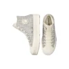Chuck Taylor All Star Lift Platform High « Houndstooth Shine – Egret Pure Silver »