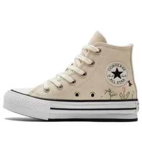 Chuck Taylor All Star Lift Platform High PS « Broderie florale – Ivoire naturel »
