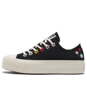 Chuck Taylor All Star Lift Platform Low « Floral Embroidery »