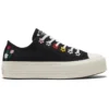 Chuck Taylor All Star Lift Platform Low « Floral Embroidery »