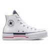 Chuck Taylor All Star Lift Platform Retro Denim « Blanc »