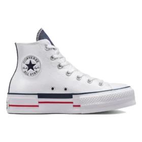 Chuck Taylor All Star Lift Platform Retro Denim « Blanc »