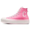 Chuck Taylor All Star Lift Platform Retro Varsity High « Oops Pink »