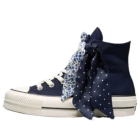 Chuck Taylor All Star Lift Platform Scarf Bow « Obsidian Blue »