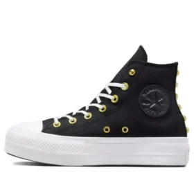 Chuck Taylor All Star Lift Platform Star Studded « Black White Gold »