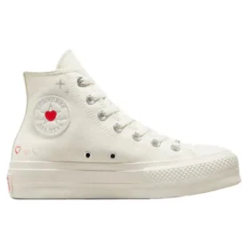Chuck Taylor All Star Lift Platform Y2K Heart High Top « White Fever Dream »