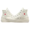 Chuck Taylor All Star Lift Platform Y2K Heart High Top « White Fever Dream »
