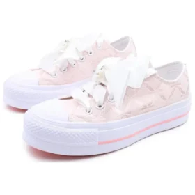 Chuck Taylor All Star Lift « Rose Blanc »