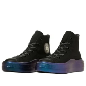 Chuck Taylor All Star Light PLTS ��� Holosole Hi « Black Aurora Black »