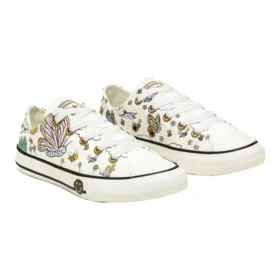 Chuck Taylor All Star Low GS « Summer Camp – Vintage White »