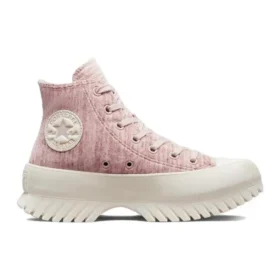 Chuck Taylor All Star Lugged 2.0 High « Striped Knit – Stone Mauve »