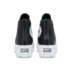 Chuck Taylor All Star Lugged Leather High « Black White »