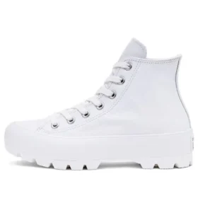 Chuck Taylor All Star Lugged Leather High « White »