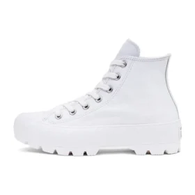 Chuck Taylor All Star Lugged Leather High « White »