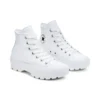 Chuck Taylor All Star Lugged Leather High « White »