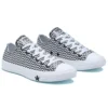Chuck Taylor All Star Mission-V Low Top Noir Blanc Motif Ondulé « Noir Blanc »