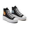 Chuck Taylor All Star Move High « Black White Orange »