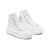 Chuck Taylor All Star Move High « Hybrid Floral – White Pink Foam »