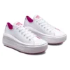 Chuck Taylor All Star Move Low « White Purple »