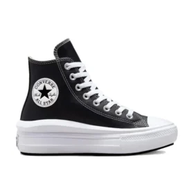 Chuck Taylor All Star Move Platform High « Leather – Black »