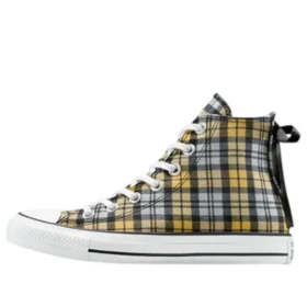 Chuck Taylor All Star Plaid « Noir Jaune Blanc »