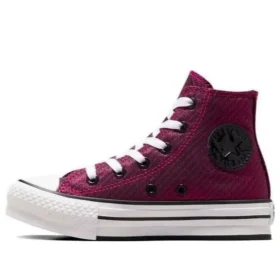 Chuck Taylor All Star Platform High « Brugundy White »