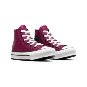 Chuck Taylor All Star Platform High « Brugundy White »