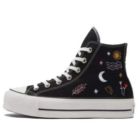 Chuck Taylor All Star Platform High « It’s Okay To Wander – Black »