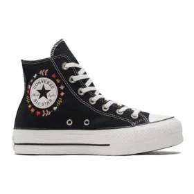 Chuck Taylor All Star Platform High « It’s Okay To Wander – Black »